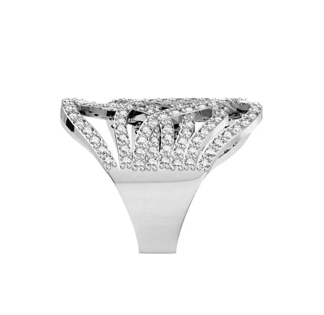 Sophisticated Diamond Cocktail Ring - Jewelslane