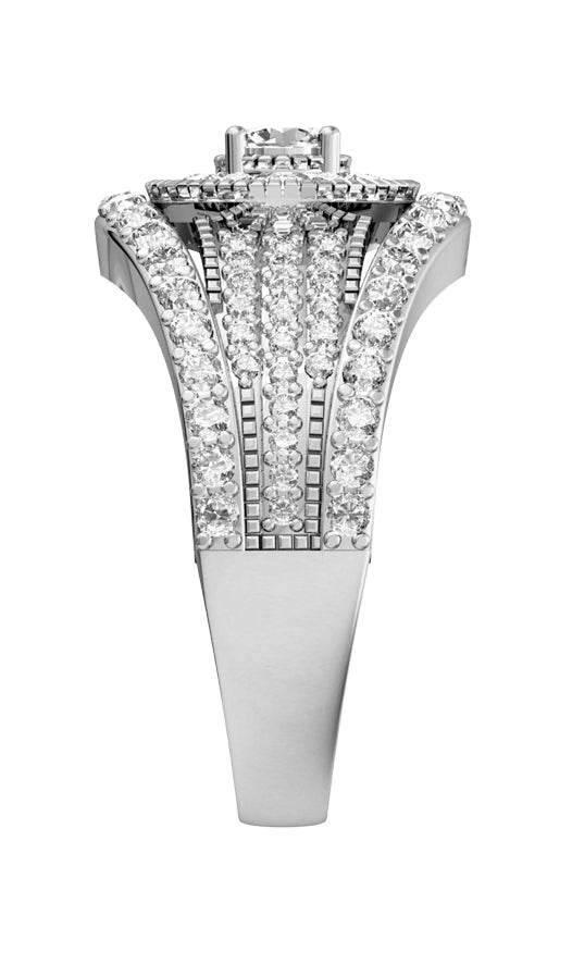 Sophisticated Diamond engagement ring - Jewelslane