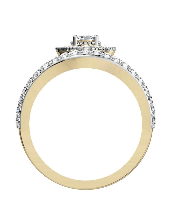 Sophisticated Diamond engagement ring - Jewelslane