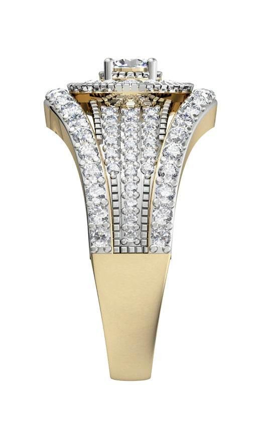 Sophisticated Diamond engagement ring - Jewelslane