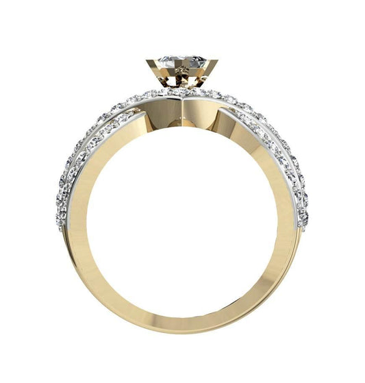 Sophisticated Princess Solitaire Ring - Jewelslane