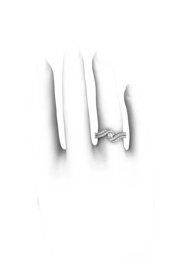 Sparkling Solitaire Diamond Engagement ring - Jewelslane