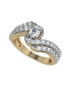 Sparkling Solitaire Diamond Engagement ring - Jewelslane