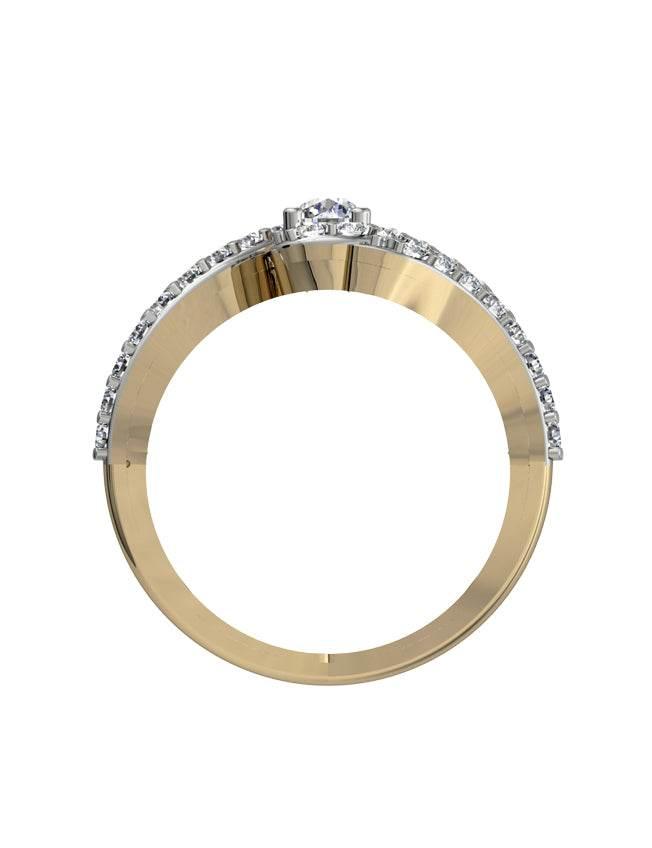 Sparkling Solitaire Diamond Engagement ring - Jewelslane