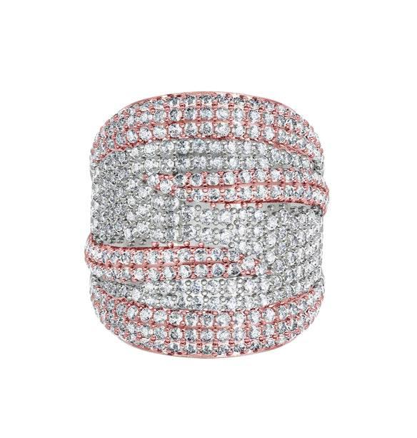 Stunning Diamond Cocktail Ring - Jewelslane
