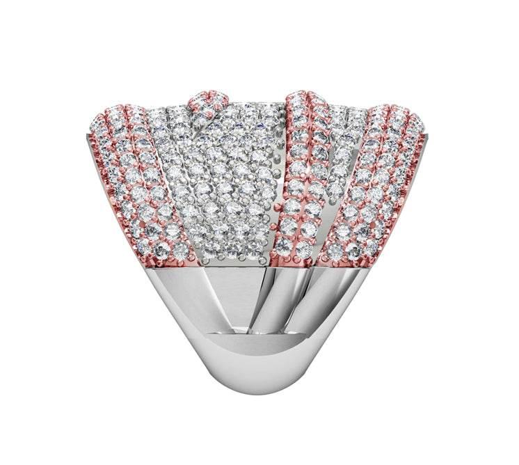 Stunning Diamond Cocktail Ring - Jewelslane