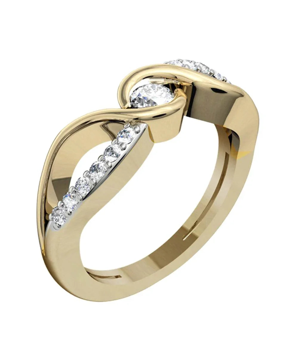 Stylish diamond engagement ring - Jewelslane