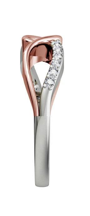 Stylish diamond engagement ring - Jewelslane