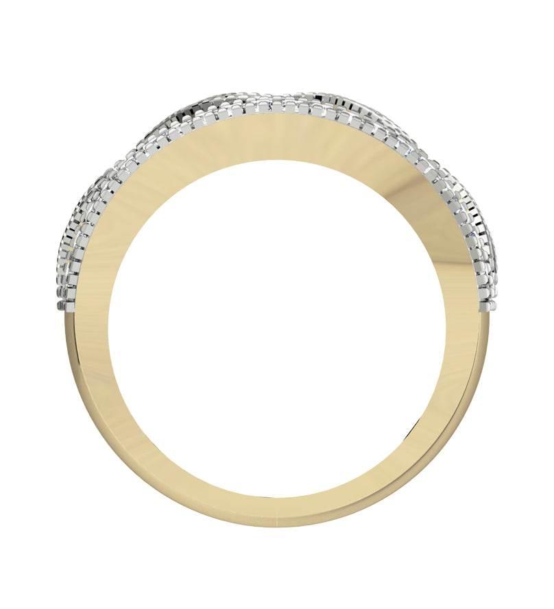 Stylish wide diamond Band - Jewelslane