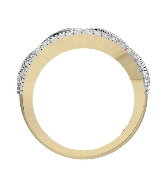Stylish wide diamond Band - Jewelslane