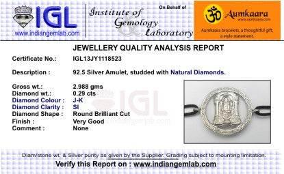 Tirupati Balaji Border Diamond Bracelet - Jewelslane