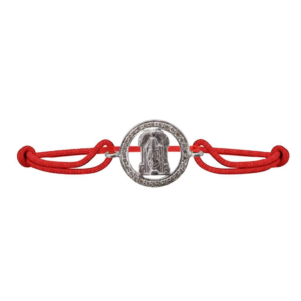 Tirupati Balaji Border Diamond Bracelet 16 MM - Jewelslane