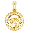 Taurus Charm in Gold - Jewelslane