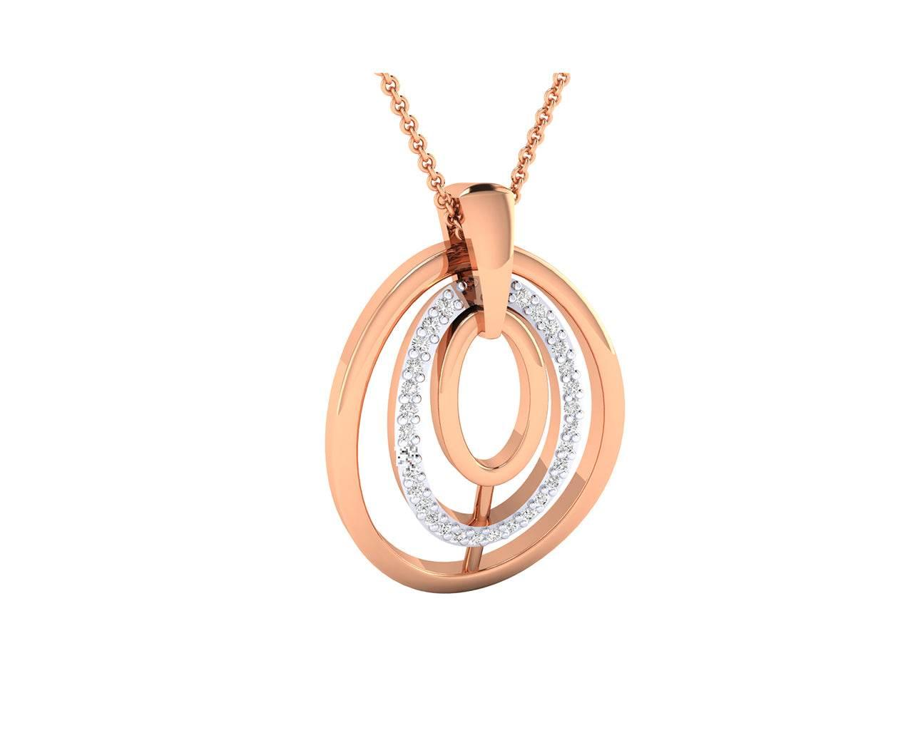 Taya Diamond Pendant in Gold - Jewelslane