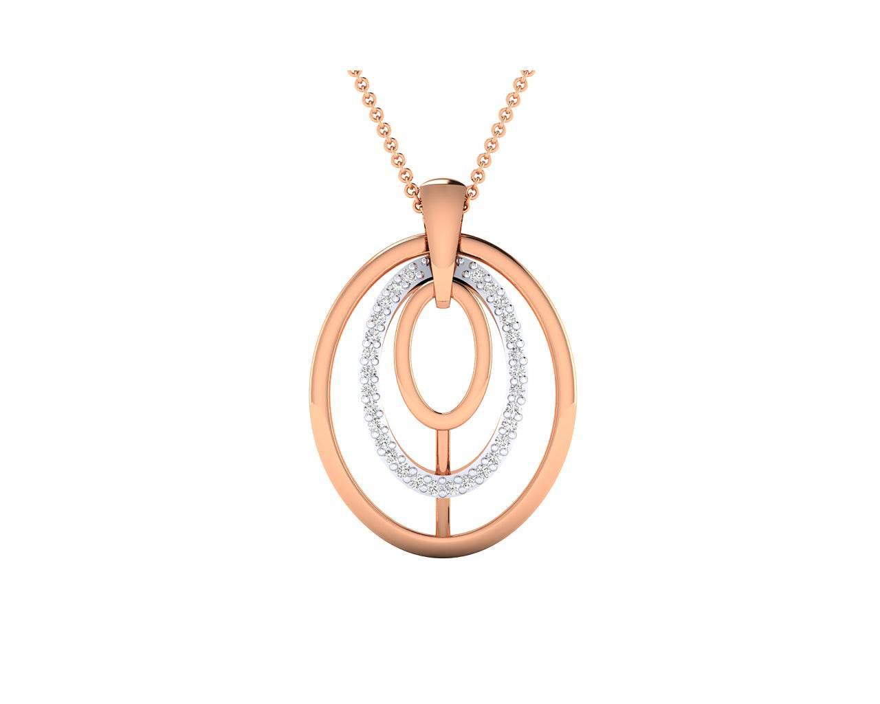 Taya Diamond Pendant in Gold - Jewelslane
