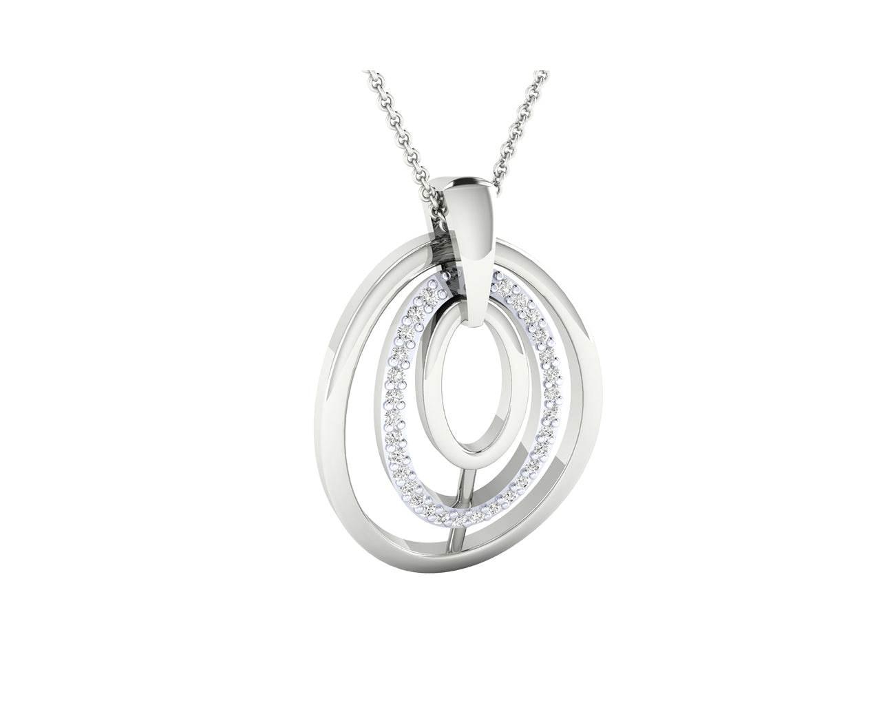 Taya Diamond Pendant in Gold - Jewelslane