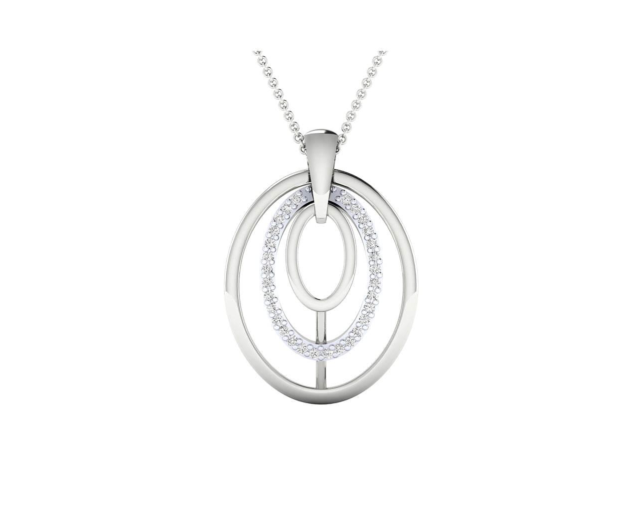 Taya Diamond Pendant in Gold - Jewelslane