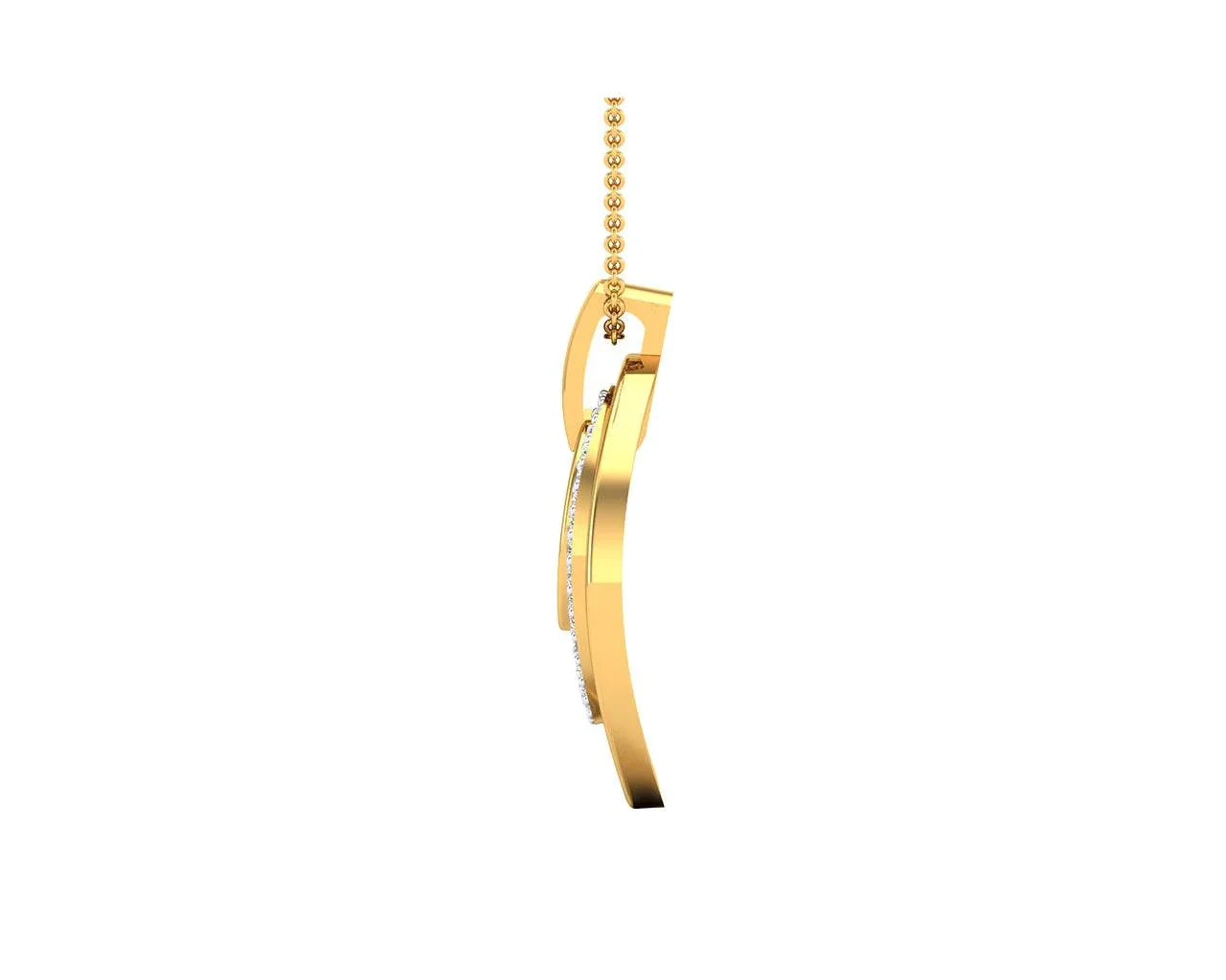 Taya Diamond Pendant in Gold - Jewelslane