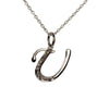 Alphabet U pendant with diamonds - Jewelslane
