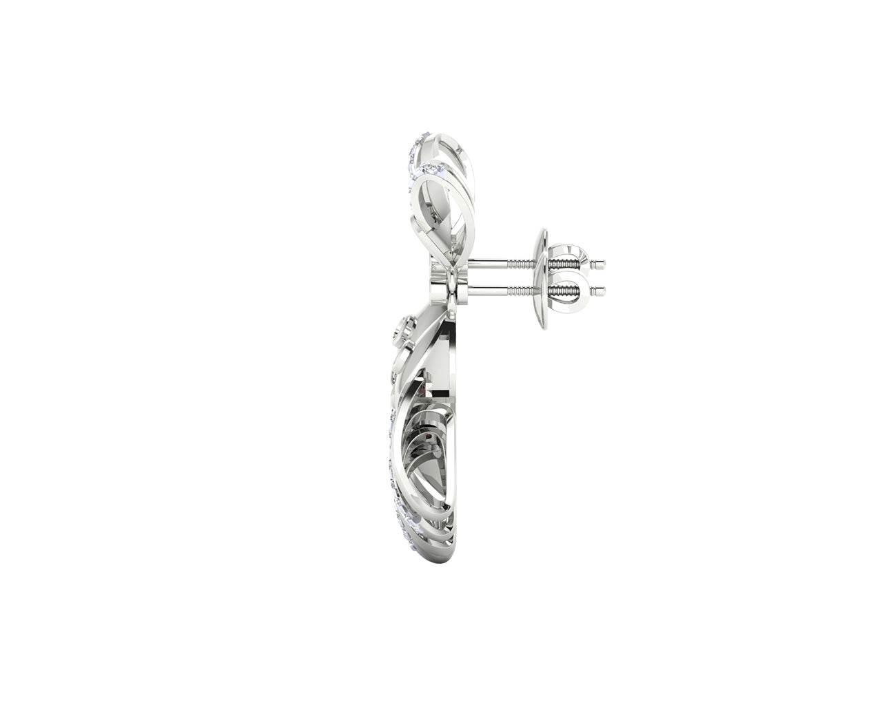 Unice Diamond earrings in 18k gold - Jewelslane