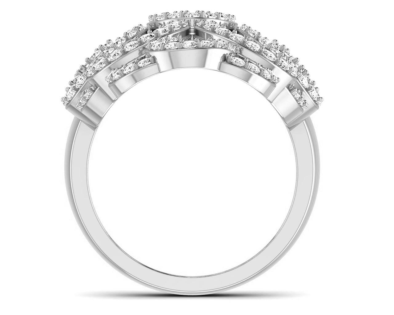 Unika Diamond Cocktail Ring in gold - Jewelslane