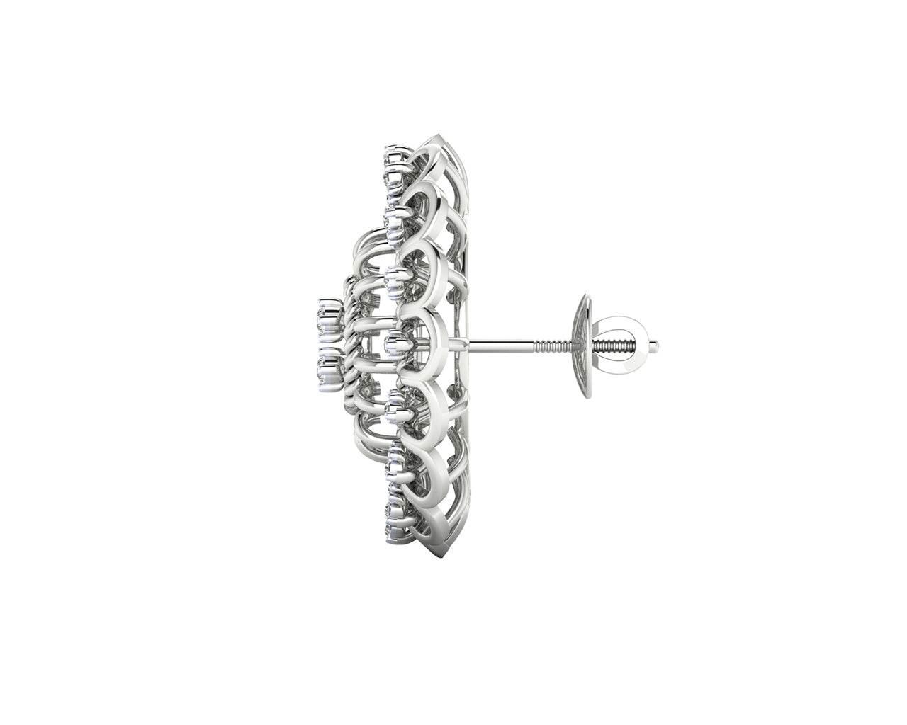 Unika Diamond Earrings in 18k gold - Jewelslane