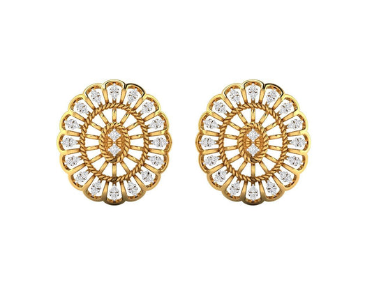 Unika Diamond Earrings in 18k gold - Jewelslane