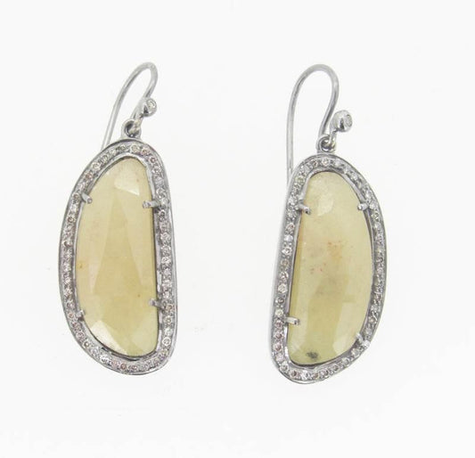 Victorian Earring with Multi Sapphire - Jewelslane