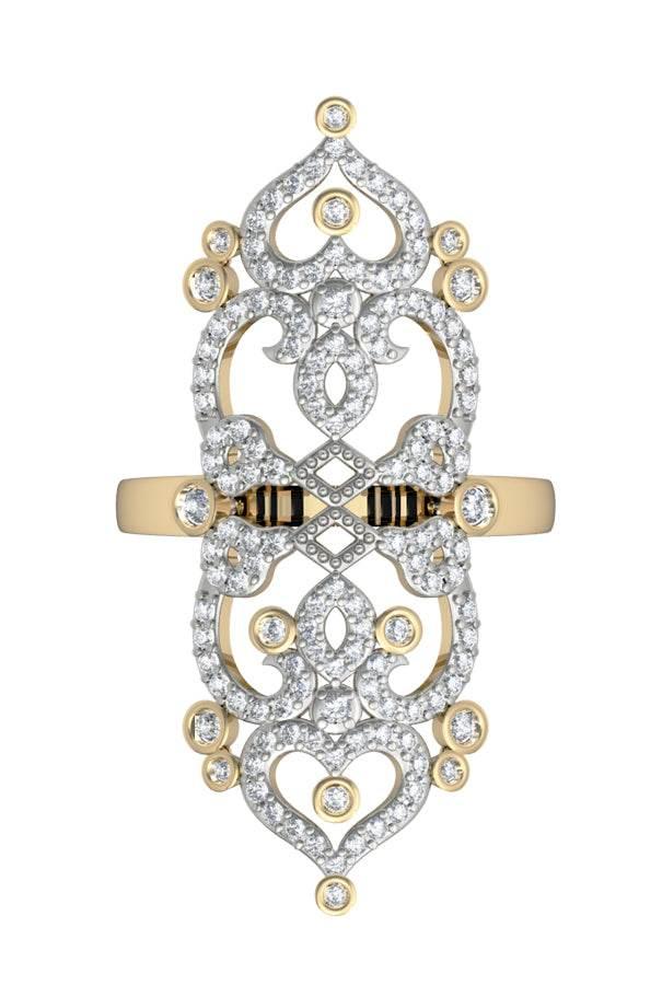 Victorian Style cocktail ring - Jewelslane