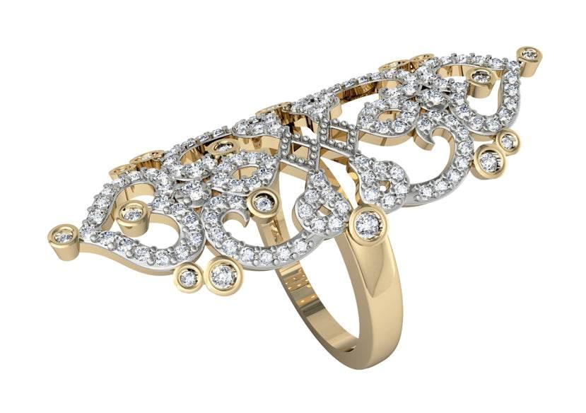 Victorian Style cocktail ring - Jewelslane