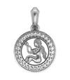 Virgo Charm in silver - Jewelslane