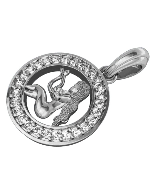 Virgo Charm in silver - Jewelslane