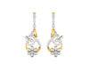 Wagma Diamond dangle drop earrings in gold - Jewelslane