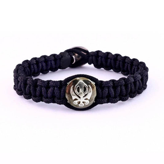 Wide Band Khanda Bracelet in Silver for Men - Jewelslane