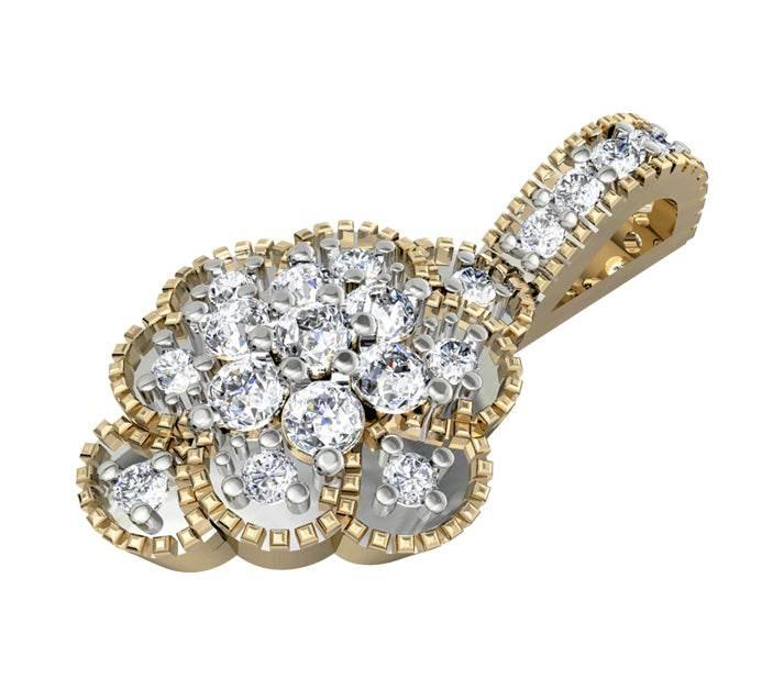 Winsome Daily Wear Diamond Pendant - Jewelslane