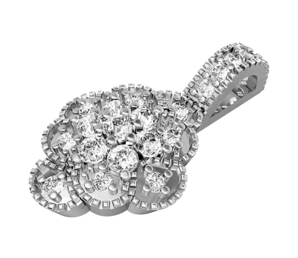 Winsome Daily Wear Diamond Pendant - Jewelslane