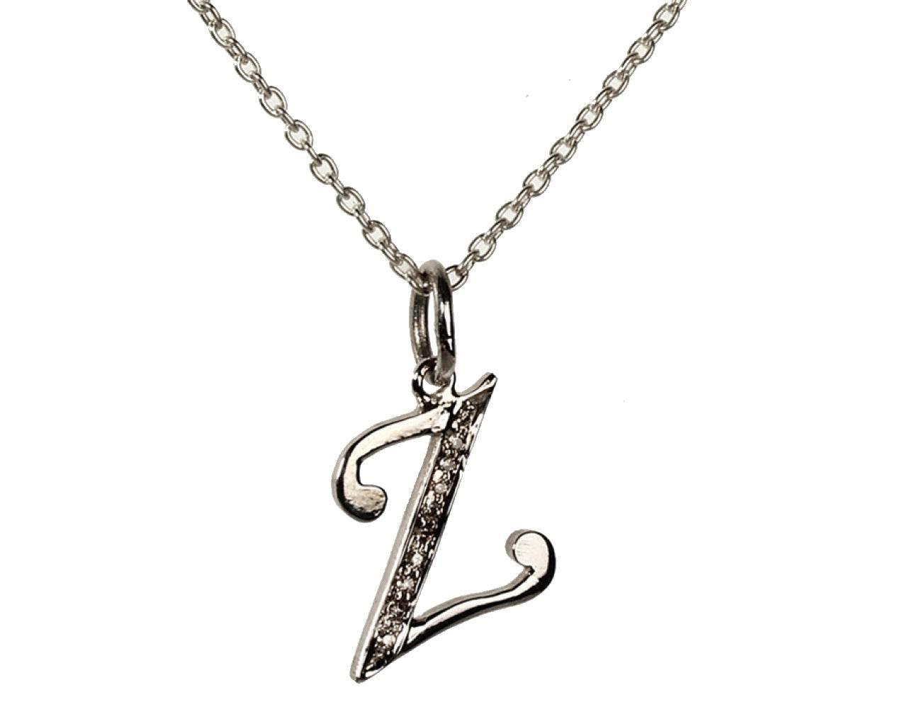 Shop Dazzling Initial: Diamond Alphabet Z Pendant – Jewelslane