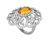 Aabha Silver Ring with Zircon - Jewelslane