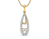 Aanshi Diamond Pendant - Jewelslane