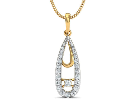 Aanshi Diamond Pendant - Jewelslane