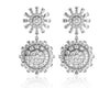 Aara Designer Diamond Look Danglers - Jewelslane