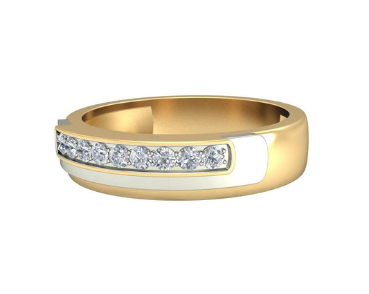 Aarush Men’s Diamond Band - Jewelslane