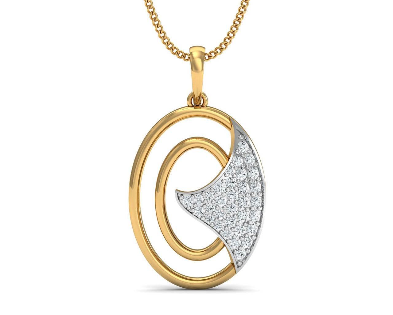 Aarya Diamond Pendant - Jewelslane