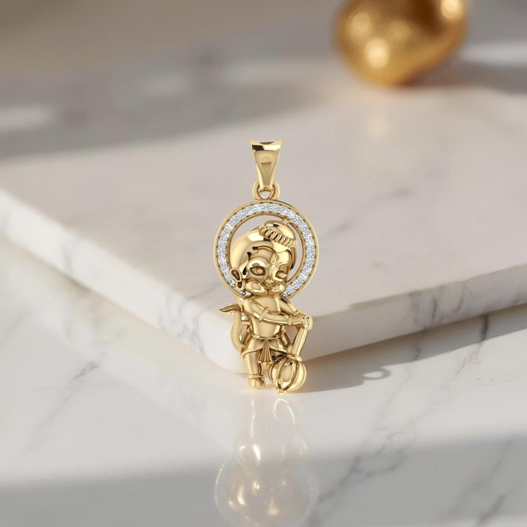 Adorable Bal Hhanuman Pendant - jewelslane