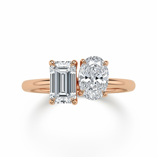 Adra Lab Diamond Solitaire ring - Jewelslane
