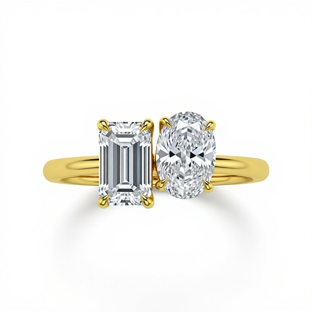 Adra Lab Diamond Solitaire ring - Jewelslane
