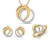 Aheli Diamond Pendant Set - Jewelslane