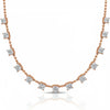 Aily Princess cut Lab Grown Diamond Necklace - Jewelslane