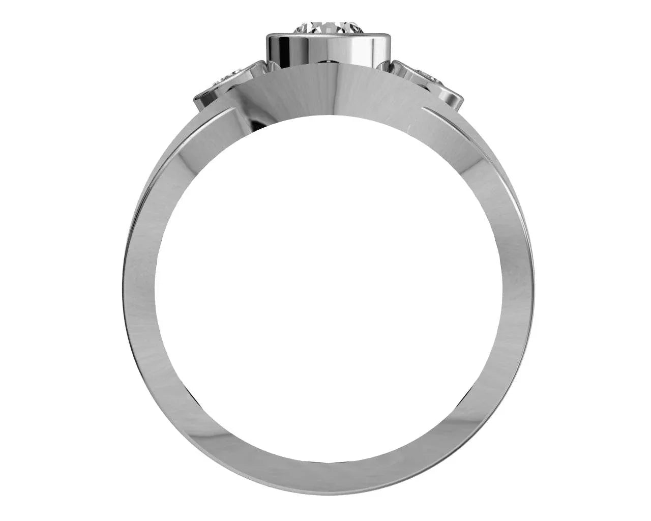 Aksaara Solitaire Diamond Engagement Ring - Jewelslane