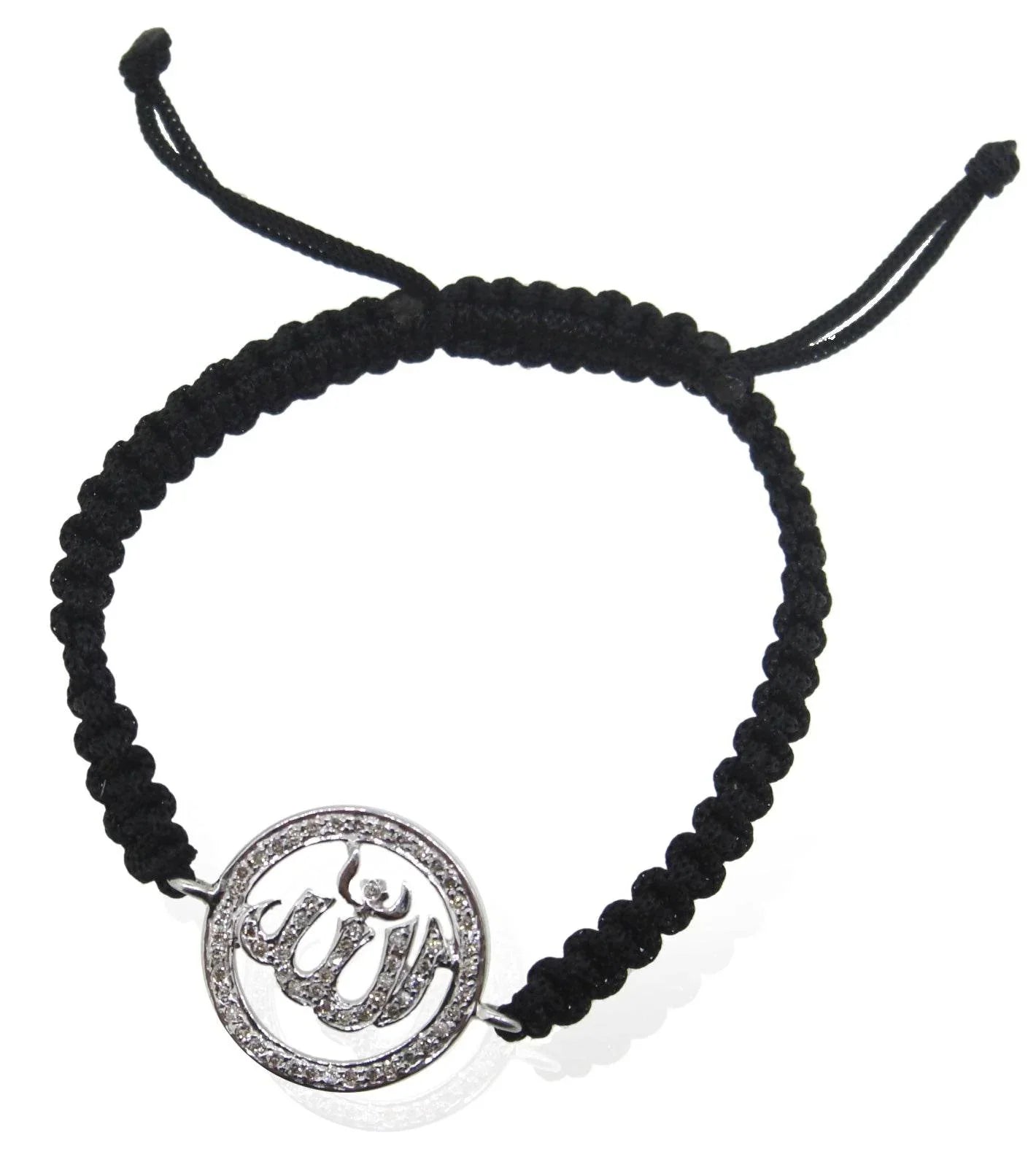 ALLAH Diamonds Bracelet Silver - Jewelslane